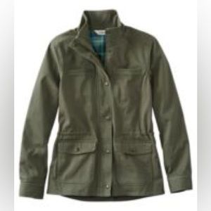 LL Bean Utility Flannel Lined Jacket, XL